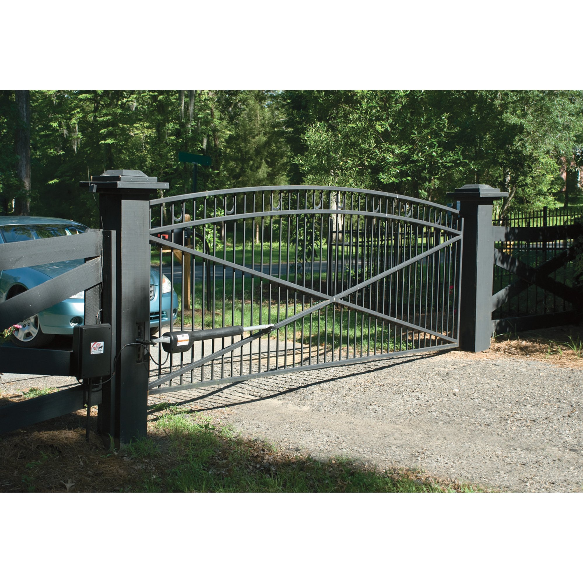 Mighty Mule Automatic Gate Opener for Single Swing Gates, Model# FM500